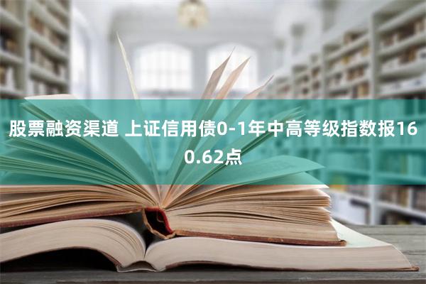 股票融资渠道 上证信用债0-1年中高等级指数报160.62点