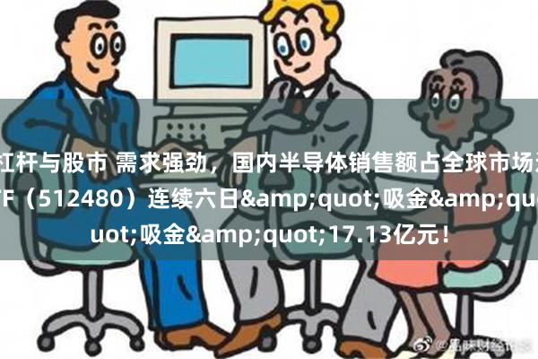 去杠杆与股市 需求强劲，国内半导体销售额占全球市场近30%！半导体ETF（512480）连续六日&quot;吸金&quot;17.13亿元！